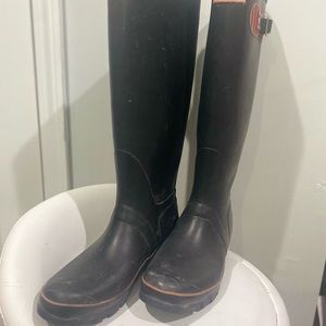 Black Hunter High Boots
